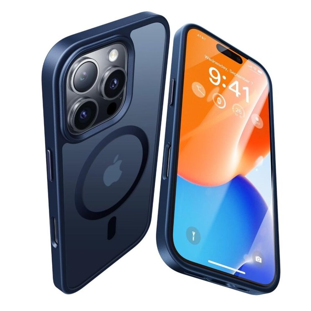 2 OPXYL CASE For SmartPhone Blue Magnetic for iPhone 16 Pro Max Case